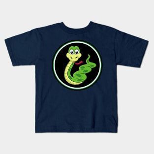 snake green one Kids T-Shirt